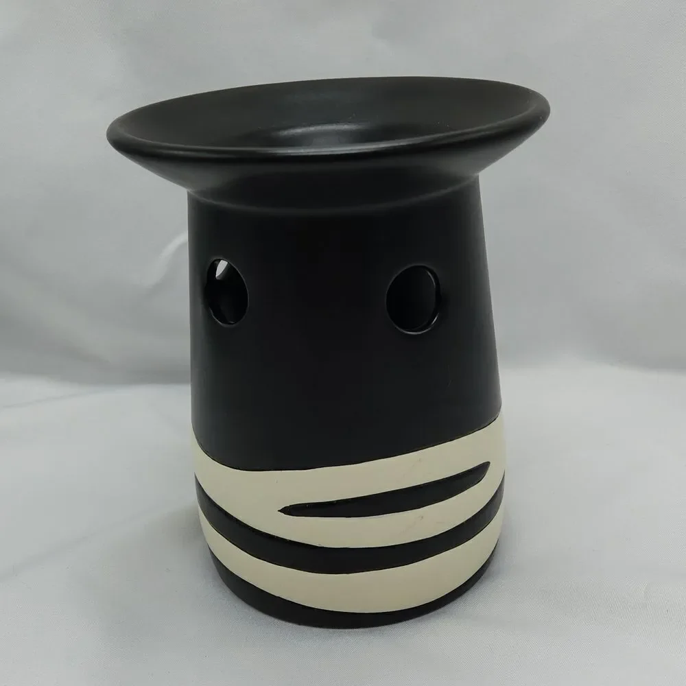 🩵Partylite Black & White African Inspiration Fragrance Warmer - Picture 4 of 7